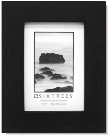 Sixtrees Doulton Wood Sleek Black 4 do 6-inčni okvir