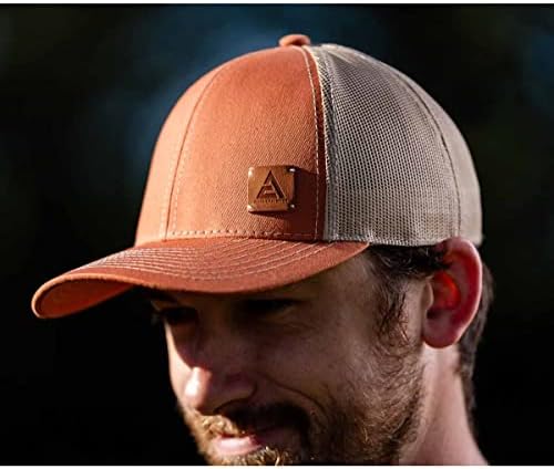 J&D Productions, inc. Allis chalmers traktorski šešir, novi logo, narančasta s bijelom mrežicom leđa,