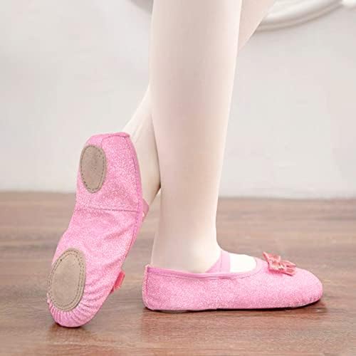 Wyhdy baletne cipele s podijeljenim sjajem sjajne plesne cipele za djevojčice/dijete
