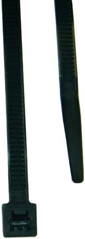 L.H. Dottie DT14HB kabelska kravata, teška, duljina 15,09 inča od 0,3-inčne širine za debljinu 0,076 inča, UV crna, 50-pack