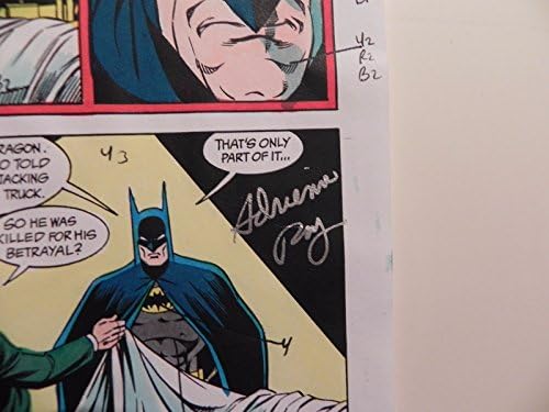 Vintage Batman 467 kutija sjena dio 1 crtež u boji s potpisom Adrienne Roi mumbo / mumbo mumbo 21