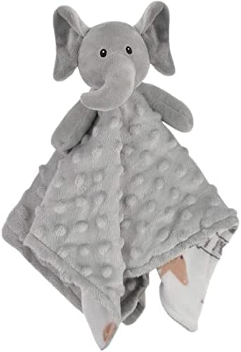 Boritar Elephant Baby Security pokrivač + dječja pokrivač mekana minky dot tkanina Ljubavna pokrivač s lijepim podlogom uzorka životinja