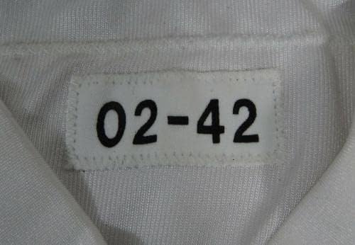 2002 Kansas City Chiefs Pete Rebstock 6 Igra izdana White Jersey 42 DP15644 - Nepotpisana NFL igra korištena dresova