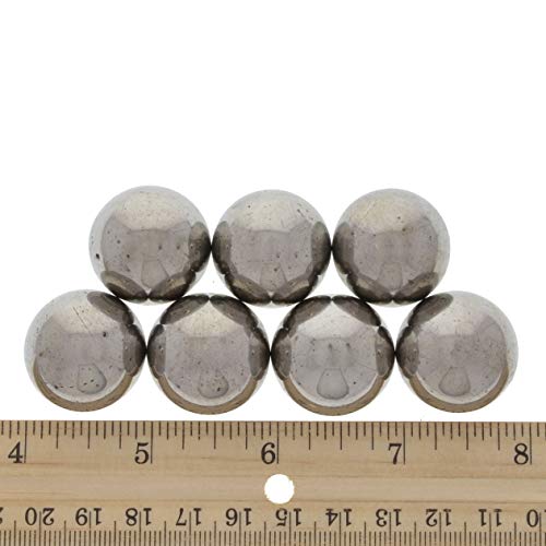 Materijali: 10 komada srebrnih magnetskih hematitnih krugova od 1 inča-volumetrijski Feritni magneti za obrt, znanost, hobi, hladnjak,