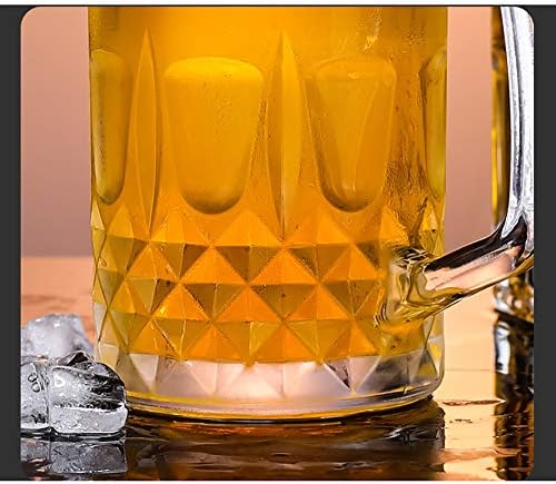 Šalice naočale piva pivska šalica s ručicom divovska čaša za vodu hladne čaše za pivo za piva sok 1000ml/34oz naočale