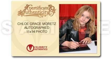 Chloe Grace Moretz s autogramom Carrie 11h14 fotografija iz studija