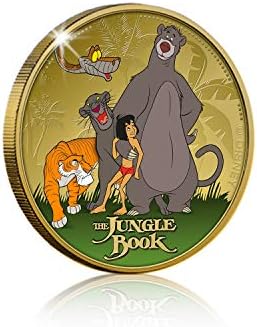 Knjiga džungle Disney Coin za kolekcionare s ograničenom kovnicom - službeni Disney Collectible Coin s kožom Disney Boxom i potvrdom