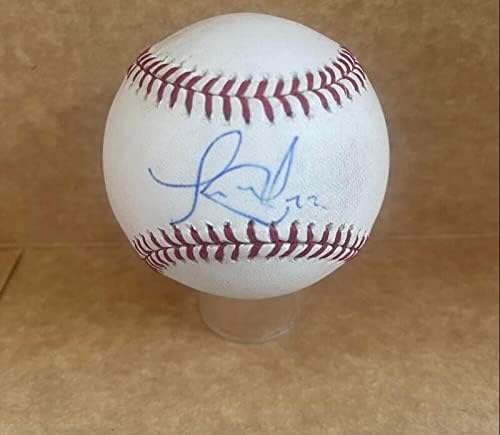 Jorge Alfaro Red Sox potpisao je autogramirani M.L. Bejzbol bas r07716