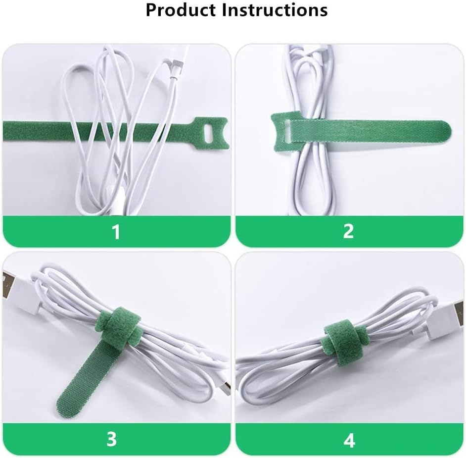 Mlnghua kabelske veze za višekratnu upotrebu Podesive kabelske kaiševe višenamjenske kravate omote 5 boja šarene trake za pričvršćivanje