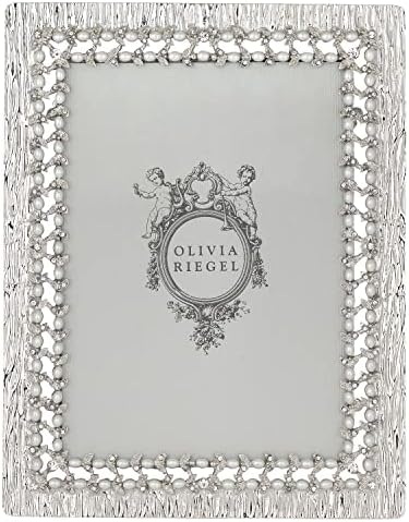 Olivia Riegel Carlotta Silver Austrijski biser/kristalni 5x7 okvir - 5x7