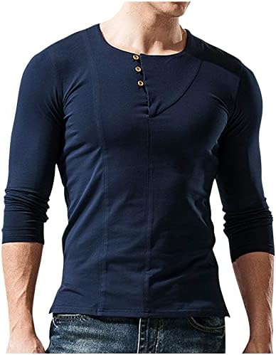 Muška modna solidna boja tanka ležerna pulover tinejdžera dugi rukav mišića mišića multi-boja