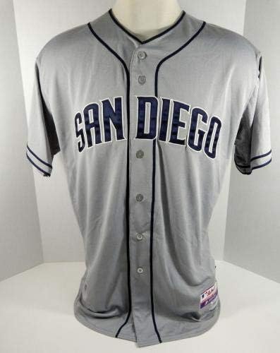 2015 San Diego Padres Shawn Kelley 56 Igra izdana Grey Jersey - igra korištena MLB dresova