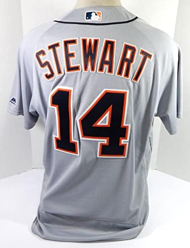 2018. Detroit Tigers Christin Stewart 14 Igra izdana Grey Jersey 48 DP38962 - Igra se koristi MLB dresovi