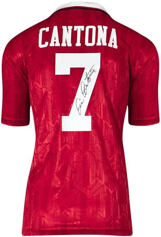 Eric Cantona potpisao majicu Manchester United - 1994, dom, broj 7 Autograf - Autografirani nogometni dresovi