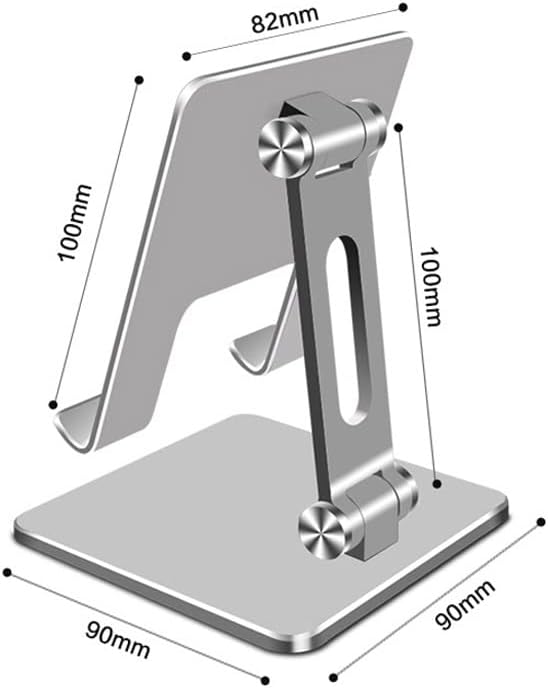 SJYDQ Metal Desk držač za mobilni telefon Podesivi držač za stolnu površinu Univerzalni stolni stalak za mobitel