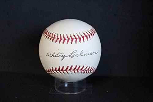 Whitey Lockman potpisao je bejzbol autogram Auto PSA/DNA AM48530 - Autografirani bejzbol