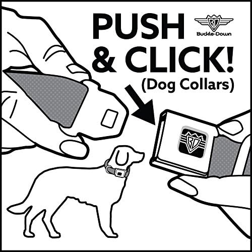 Ovratnik za pseće sigurnosne pojaseve - bandana/lubanje crno/bijelo - 1,5 širok - odgovara vratu od 18-32 - velik