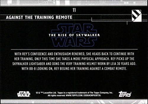 2020. Topps Star Wars Uspon Skywalker Series 2 Blue 11 protiv treninga daljinsko trgovanje karticom