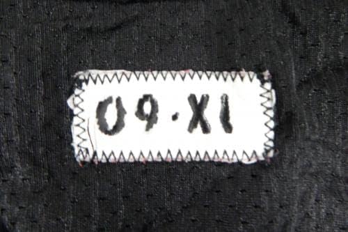 2009. San Francisco 49ers Alex Smith 11 Igra je koristio crnu praksu Jersey QB XL - Nepotpisana NFL igra korištena dresova