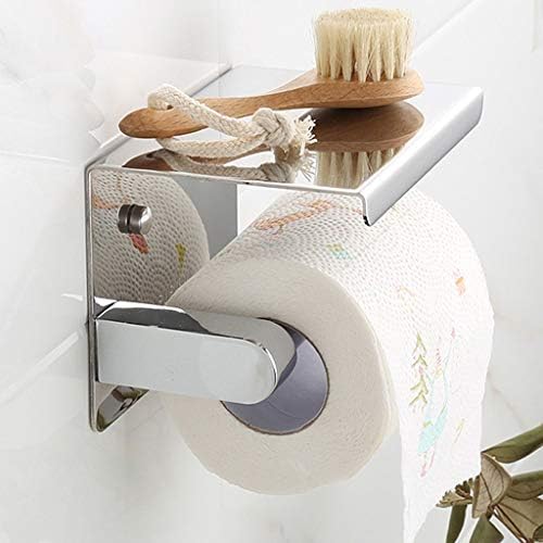 SXNBH držač papira s telefonskim postoljem, dodaci za kupaonicu od nehrđajućeg čelika, držač toaletnog papira, zidni montiran