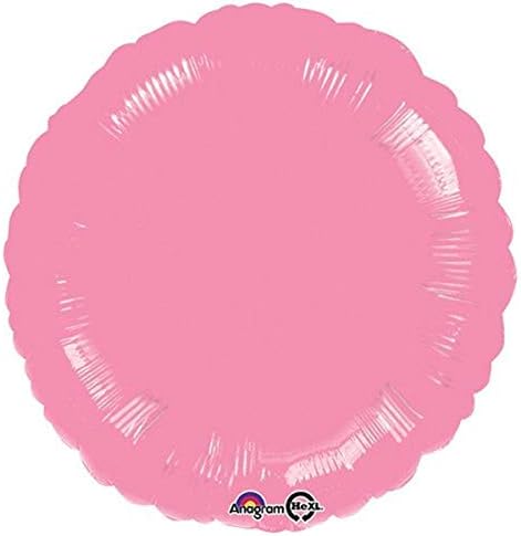 Anagram okrugli metalni ružičasta folija balon, 18