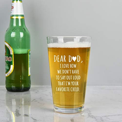 Čaša za pivo za tatu, Dragi tata, ja sam vaše omiljeno dijete, čaša za pivo za muškarce, Tata, novi tata, muž od kćeri, sina, žene