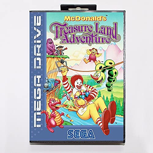 Samrad McDonald's Treasure Land Adventure Game Cartridge 16 -bitni MD kartica s maloprodajnom kutijom za Sega Mega Drive for Genesis