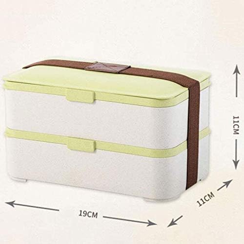 Kutija za ručak u paketima-moderna Bento kutija za zaštitu okoliša, materijal od rižine ljuske, odjeljak s dvostrukom izolacijom kako