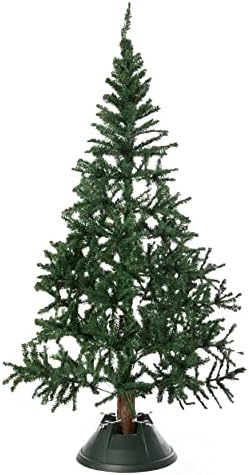 Gardenizirano plastično božićno drvce s pričvršćivačima, zeleno