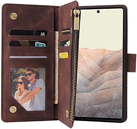 Torbica za telefon LBYZCASE za Google Pixel Pro 6, torbica-novčanik Google Pixel Pro 6, luksuzna kožna torbica-knjižica s gornjim poklopcem
