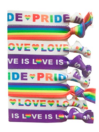 Dodaci za dugine kravate za kosu od 8 dijelova-Dodaci za proslavu festivala homoseksualne parade-Dodaci za homoseksualne, Lgbtk i biseksualne