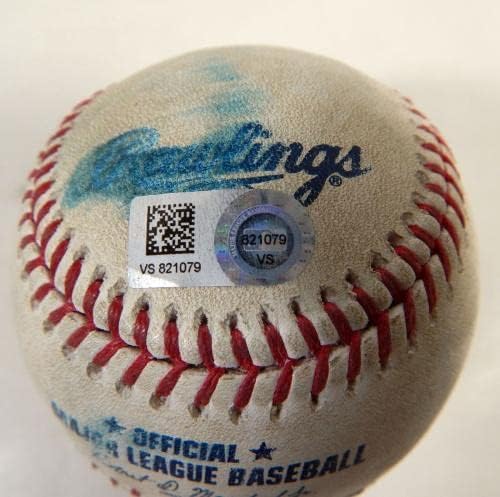 2021 San Francisco Giants u Colorado Rockies Gameu Rafing Baseball Hampson Fly Out - Igra korištena bejzbols