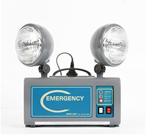 Tulgigs Unionlight Svjetla za hitne slučajeve za nestanku napajanja s 2 podesive glave LED svjetiljke, 120-minutno vrijeme trčanja,