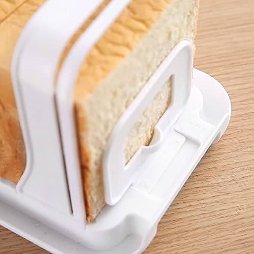 Najbolji rezač kruha plastični alat za rezanje tosta Podesiva vodilica za rezanje tosta protuklizni stalak za rezanje kruha Prijenosni