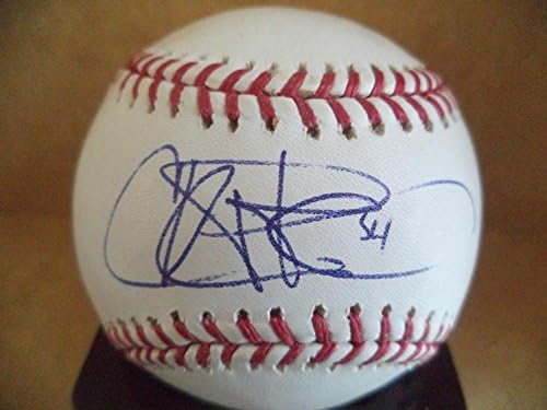 Chad Paronto Braves/Indijanci/Orioles Autografirani potpisani M.L. Bejzbol w/coa - autogramirani bejzbol