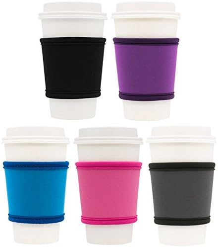 Šalica za kavu-Premium neoprenski izolirana rukava za kavu i čaj za višekratnu upotrebu-Najbolje za šalice 12oz-24oz u Starbucks, McDonalds,
