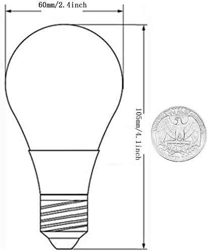 Niskonaponske LED žarulje od 12 inča-dnevno svjetlo od 7 vata od 926, standardna baza ekvivalentna 60 vata-DC žarulja za Rv, projekt
