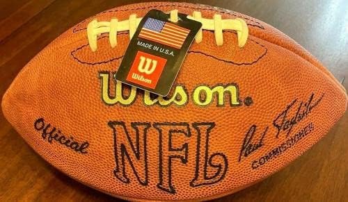 Tony Dorsett Autographid potpisao je Wilson NFL igre Model nogomet u natpisu Hof JSA - Autografirani nogomet