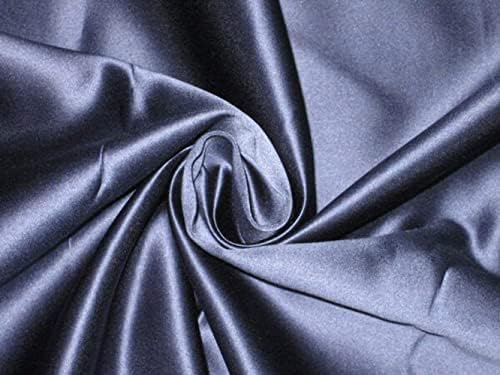 66 svilena satenska tkanina U 54 inča širokoj mornarskoj boji