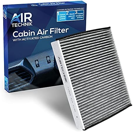 AirTechnik CF11920 Filter zraka u kabini s aktivnim ugljikom | Odgovara Ford C-Max 2013-2018, Escape 2013-2019, Focus 2012-2018, GT