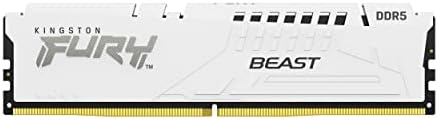 Kingston Fury Beast White 64GB 5600MT/S CL36 DDR5 EXPO DIMM | Overclocking | Plug n Play | AMD EXPO | Komplet od 2 | KF556C36BWEK2-64