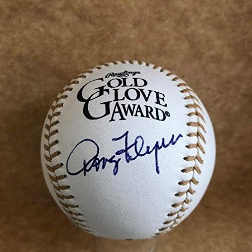 Doug Flynn Cincinnati Reds potpisali su autograpd zlatne rukavice bejzbol JSA HH10873