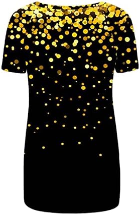 Ženske košulje cvjetne grafičke vitke tunike vrhovi bustier majice kratki rukavi vrat Ljetne jesenske košulje 2023 qe