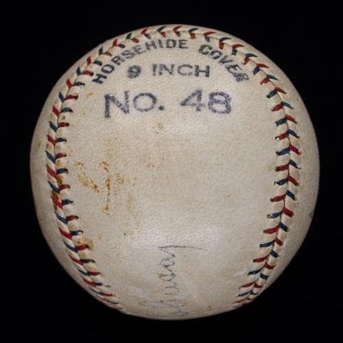 Walter Johnson singl potpisao bejzbol - nevjerojatno rijedak! HOF D. 1946 JSA LOA - Autografirani bejzbol