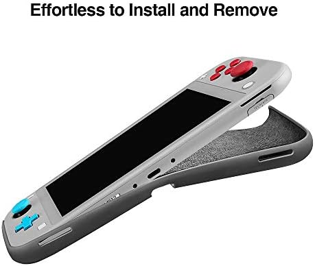 Zaštitni slučaj za Nintendo Switch Lite, Tomtoc poklopac prianjanja s [2PCS] zaštitnikom zaslona, ​​vrhunskim tekućim silikonskim tvrdim