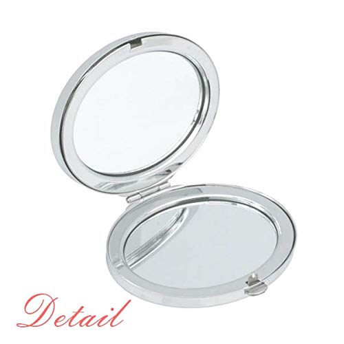 Tkanina lana pletena ljubičasta kvadratna ogledala prijenosna naklona ručna šminka dvostruke bočne naočale
