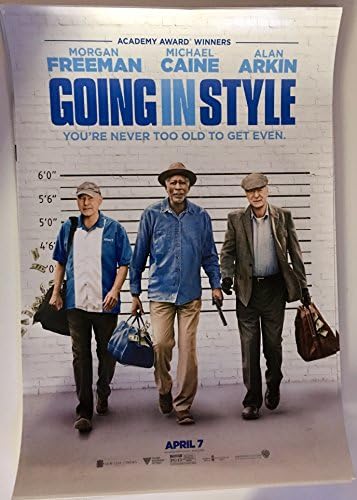 Polazak u stil - 11,5 X17 originalni promo filmski plakat 2017 Morgan Feeman Michael Caine