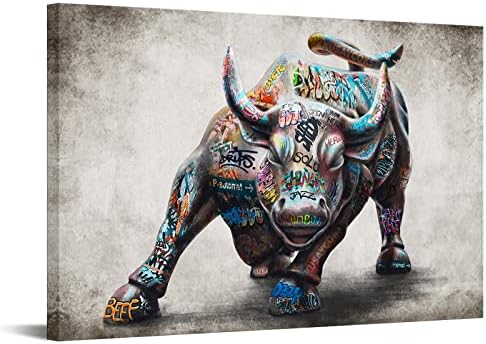ZLOVE VELIKI BULK PUNENJE Wall Street platna Umjetnost Zidna umjetnost Sažetak životinjskih motivacijskih životinja Motivacijska djela