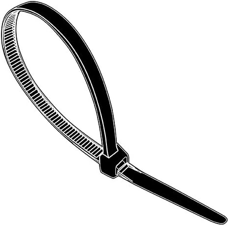36,7-175 lb kabelska kravata UV crni najlon 6/6 BC-36.7-175TCBK od strane Korpeka