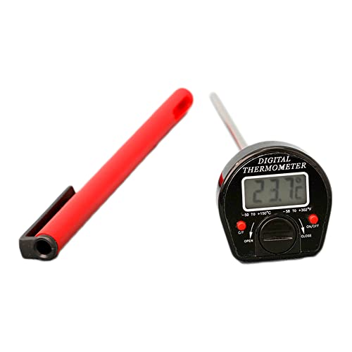 Digitalni termometar od 9330 do 150, preciznost + / -1,0 inča, digitalni termometar od 5 inča, duljina šipke, veličina brojčanika od